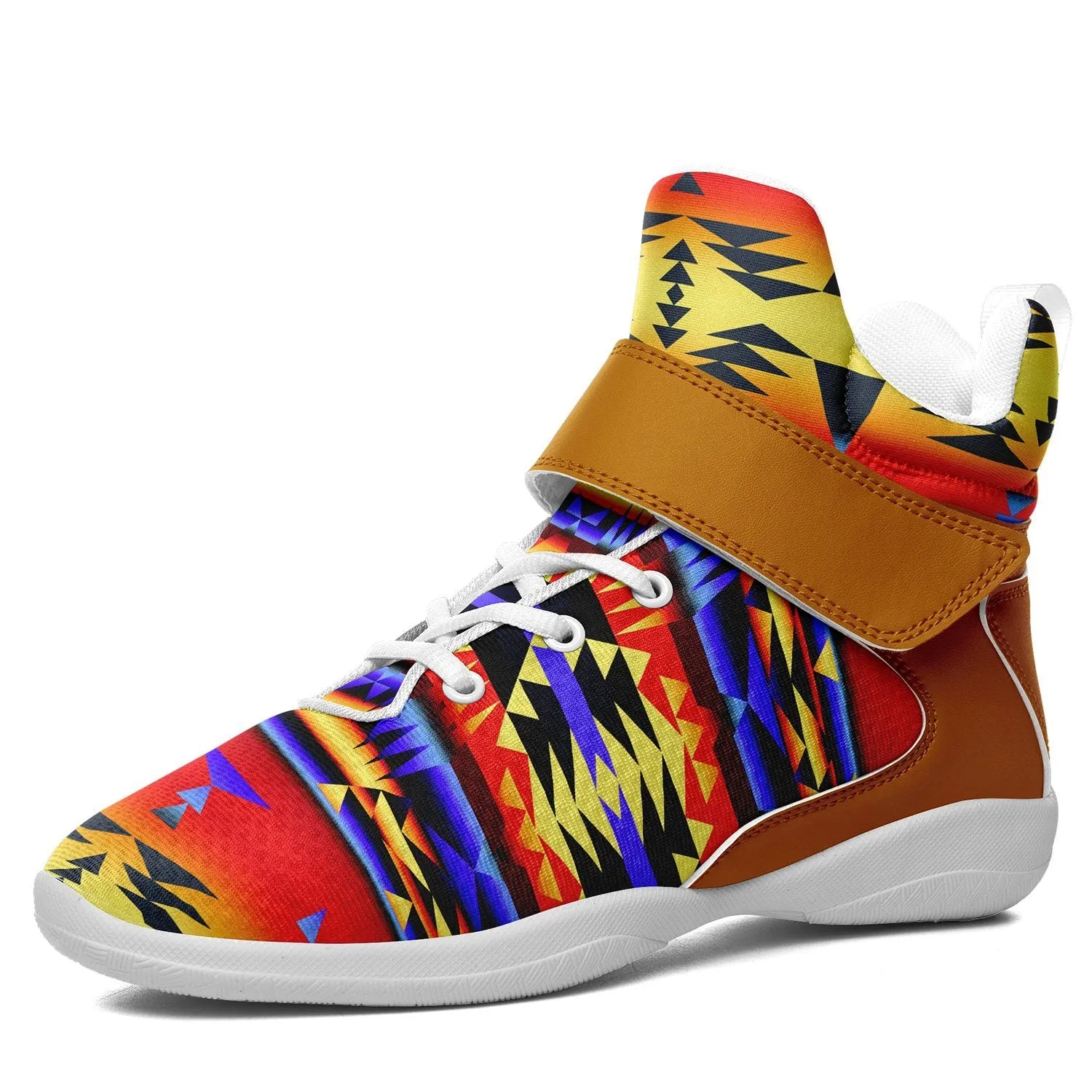 Between the San Juan Mountains White Sole Ipottaa Basketball / Sport High Top Shoes