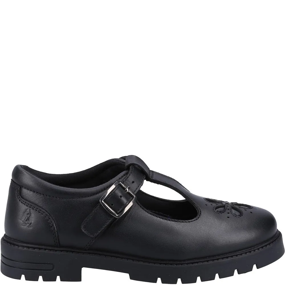 Black Fiona Senior School Shoes