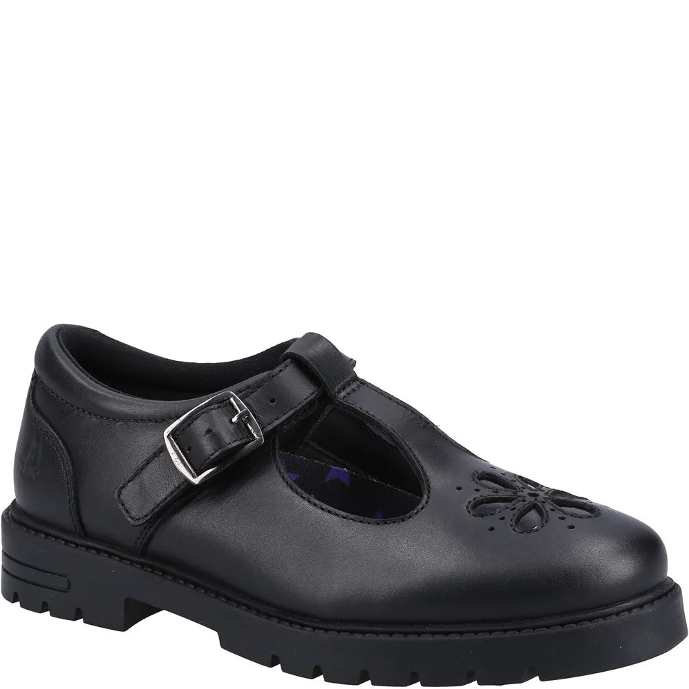 Black Fiona Senior School Shoes