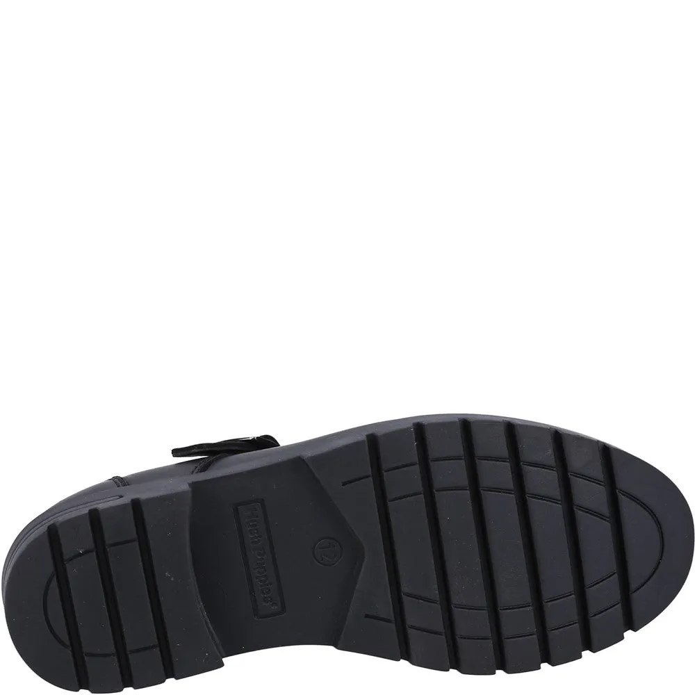 Black Fiona Senior School Shoes