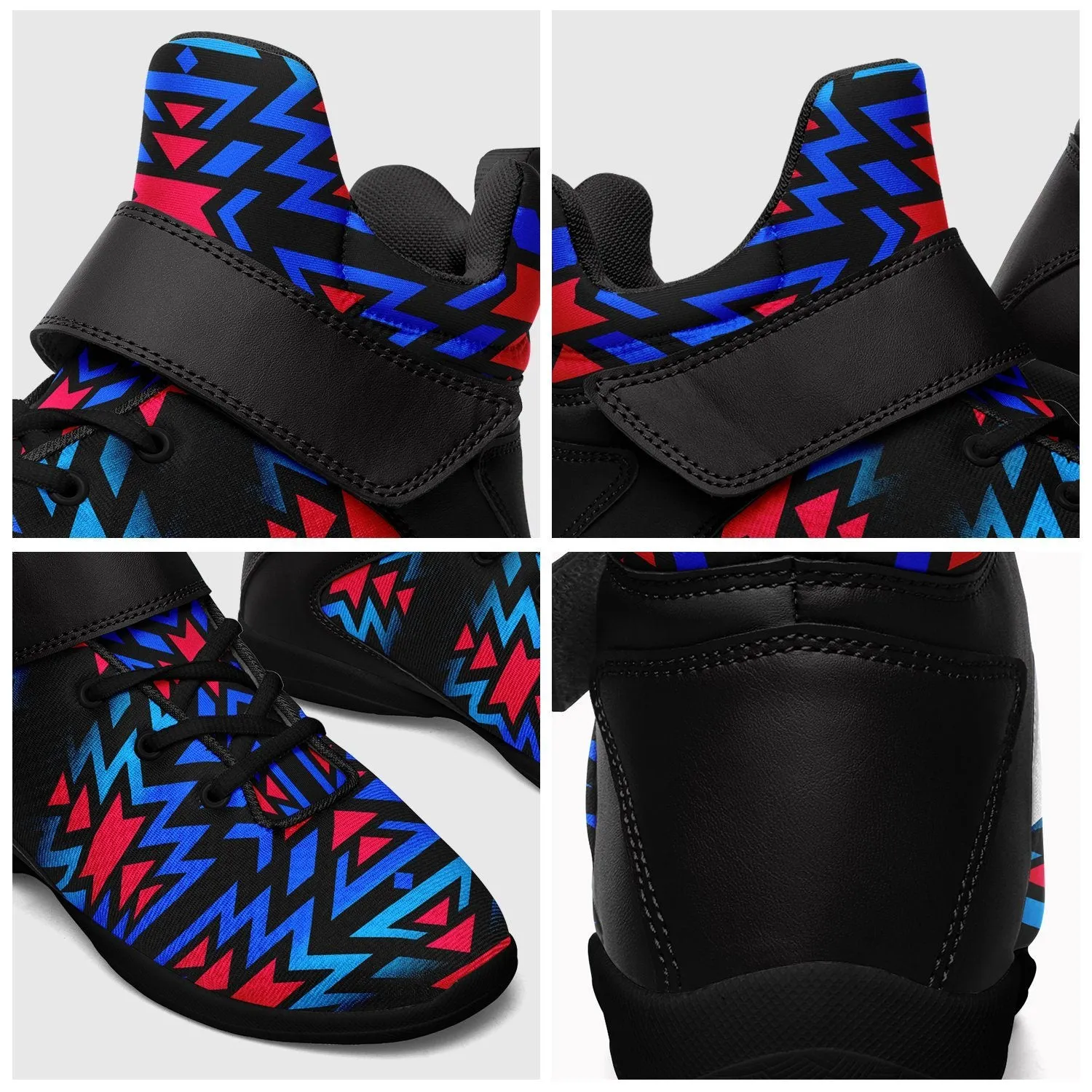 Black Fire Dragonfly Ipottaa Basketball / Sport High Top Shoes