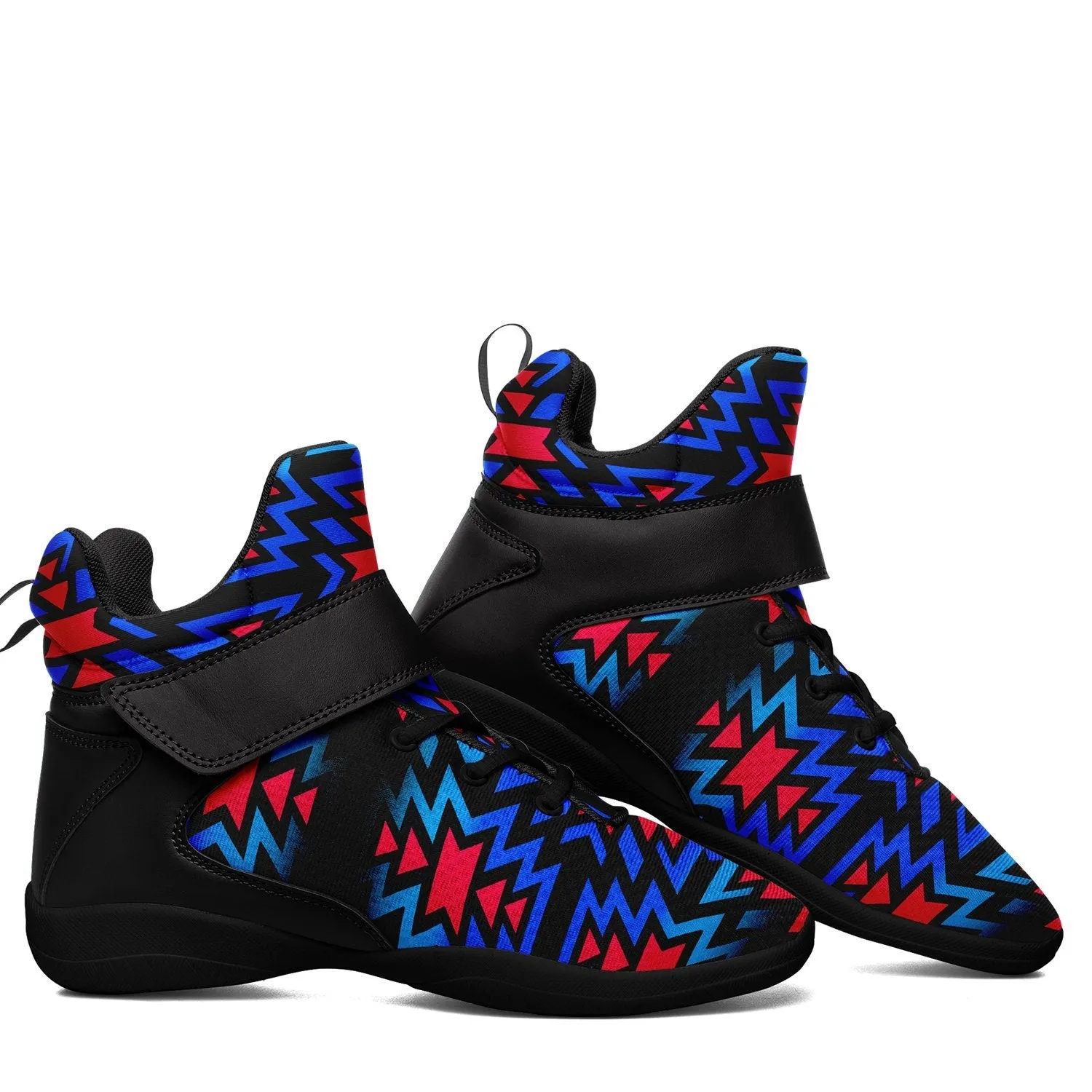 Black Fire Dragonfly Ipottaa Basketball / Sport High Top Shoes