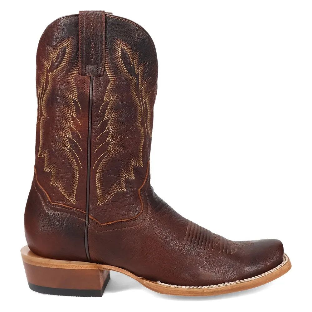 Boerne Embroidered Square Toe Cowboy Boots