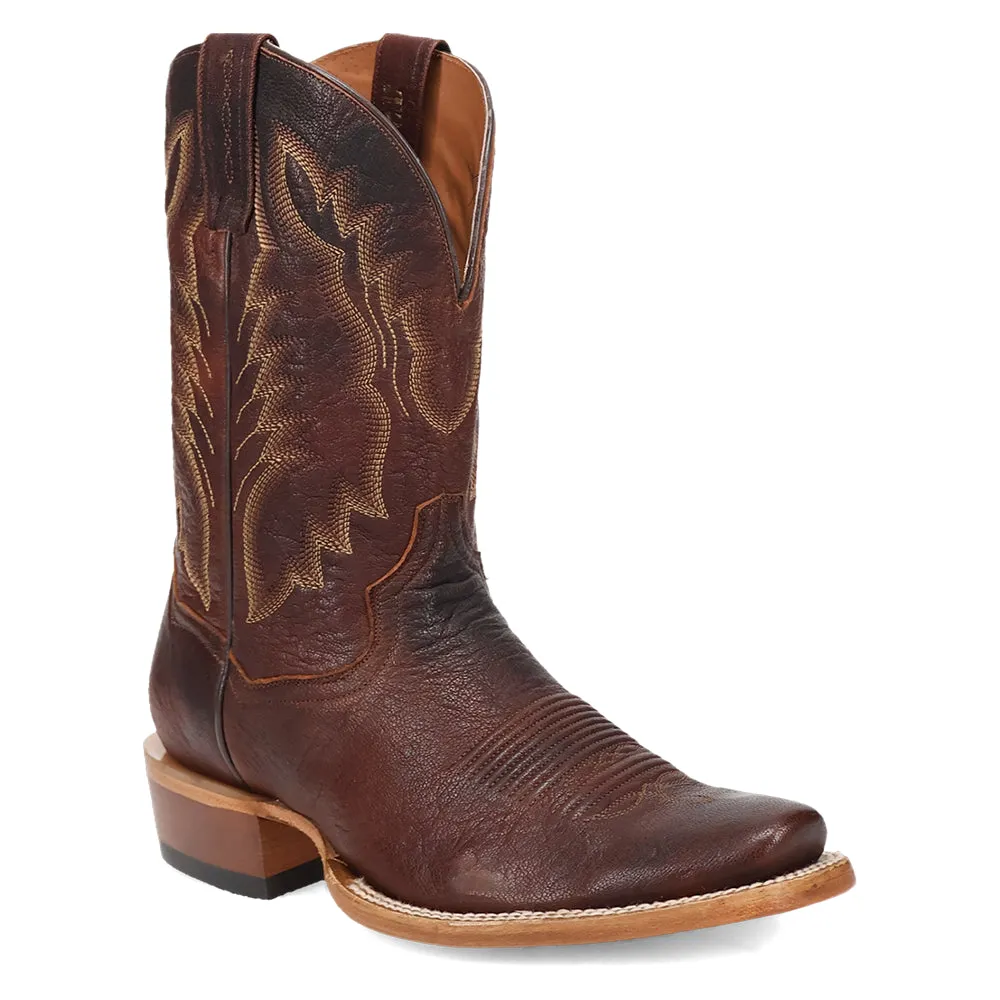 Boerne Embroidered Square Toe Cowboy Boots