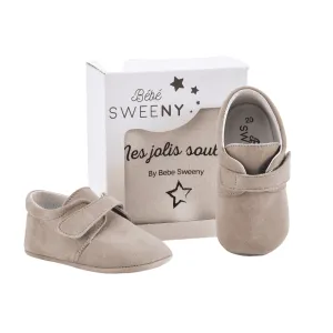 Boys Sand Suede Leather Pre-walker Shoes