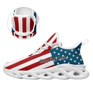 branded client gifts, Memorable Employee Gifts Personalized Sneaker Maxsoul shoes, Casual shoes for Independence Day July 4th, MS-C0601