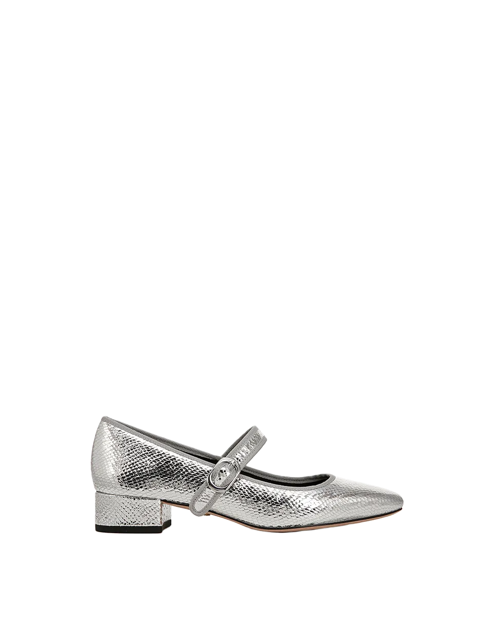 Cade Metallic Mary Jane Ballet Pump