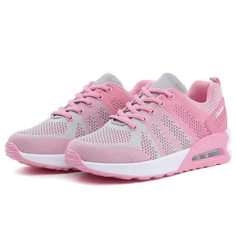 Chic Block Air Cushion Breathable Athletic Shoes