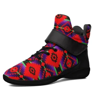 Cree Confederacy Chicken Dance Ipottaa Basketball / Sport High Top Shoes - Black Sole