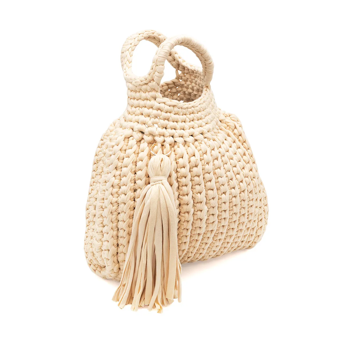 CROCHET TASSEL CLUTCH