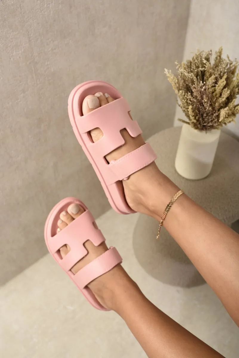 Cut Out Open Toe Strappy Sandals