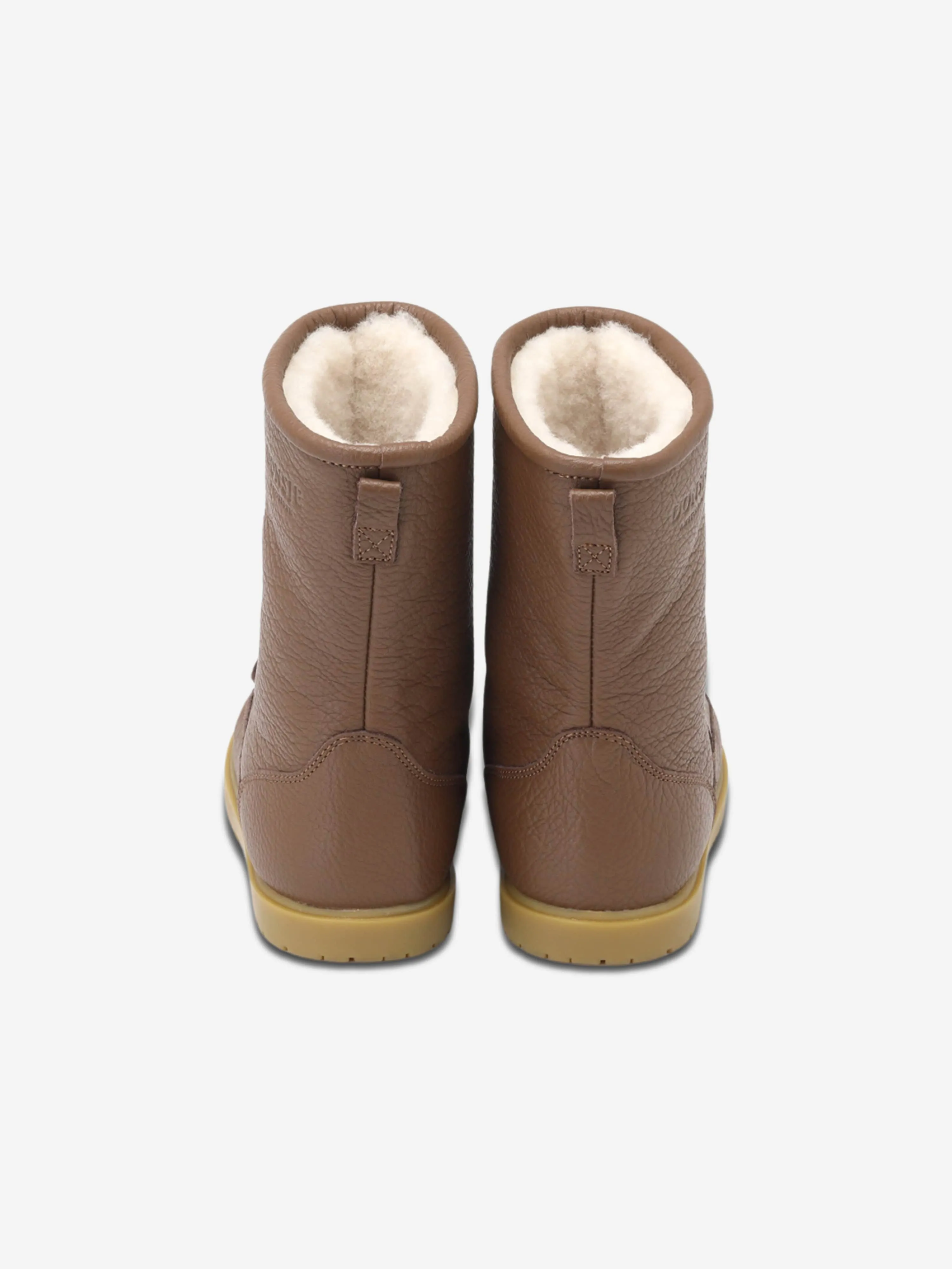 Donsje Kids Wadudu Classic Bear Boots in Brown