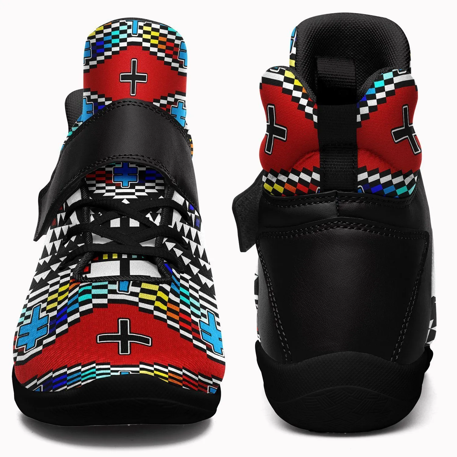 Dragonflies Ipottaa Basketball / Sport High Top Shoes - Black Sole