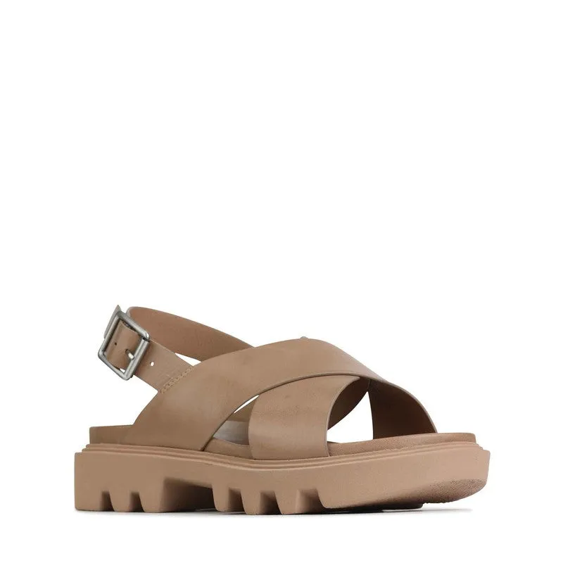 Eos Flighty Taupe Slingback Sandal