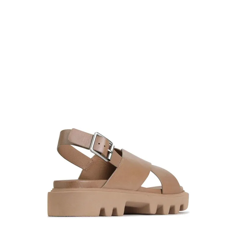 Eos Flighty Taupe Slingback Sandal