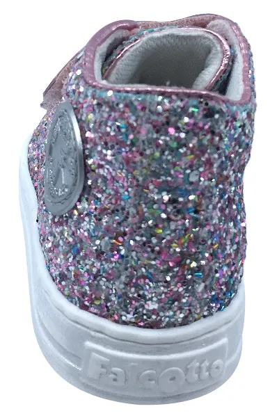 Falcotto Girl's Michael Fashion Sneakers, Rosa Pink Sparkle