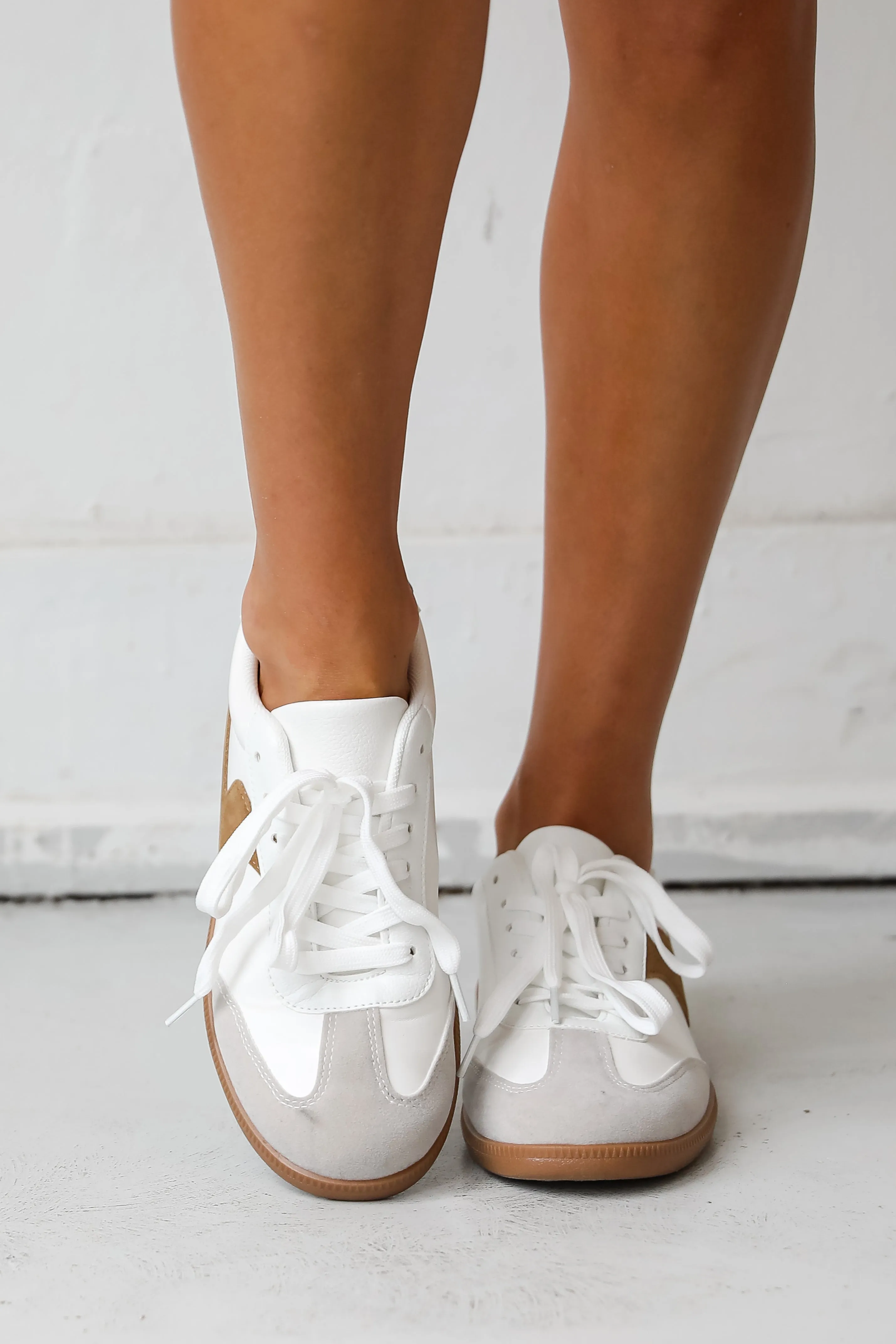 FINAL SALE - Perfect Pace White Sneakers