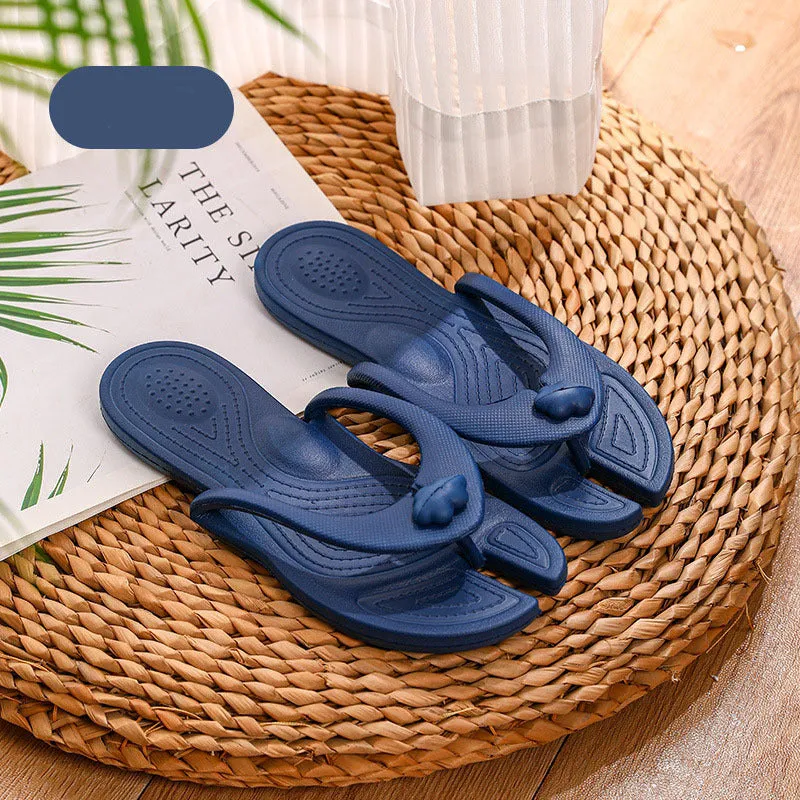 Folding Slipper Travel Portable Flip-flops Indoor And Outdoor Soft Sole Beach Hotel Couple Shoes Lazy Slippers