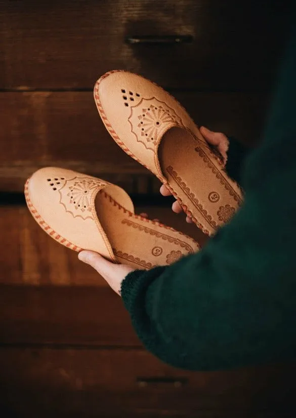 Handmade Leather Slippers