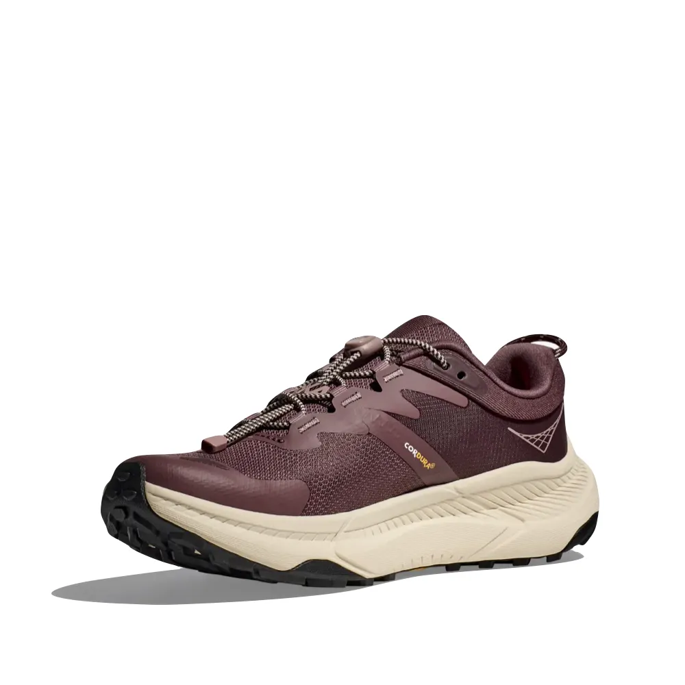 Hoka Women's Transport Sneaker in Smoky Quartz/Oat Milk