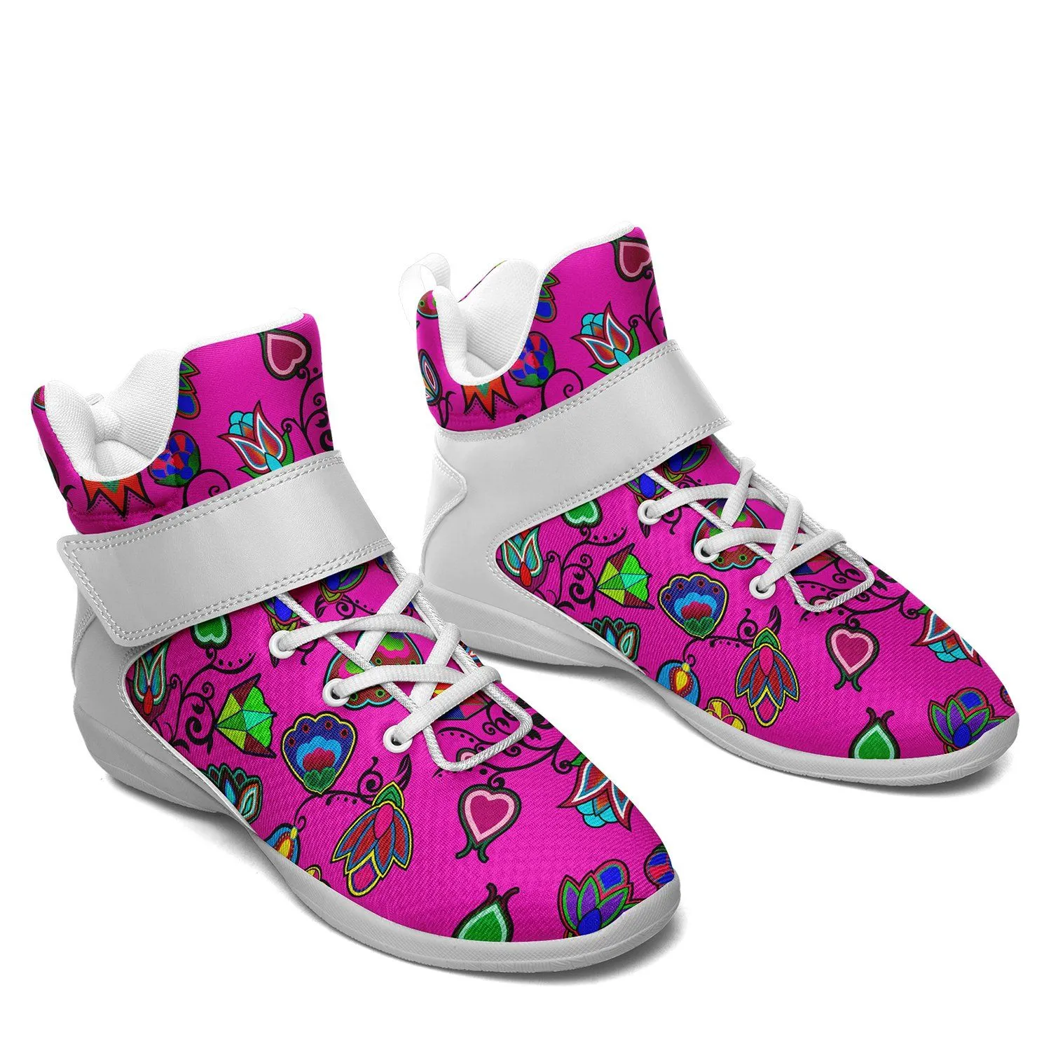 Indigenous Paisley Ipottaa Basketball / Sport High Top Shoes