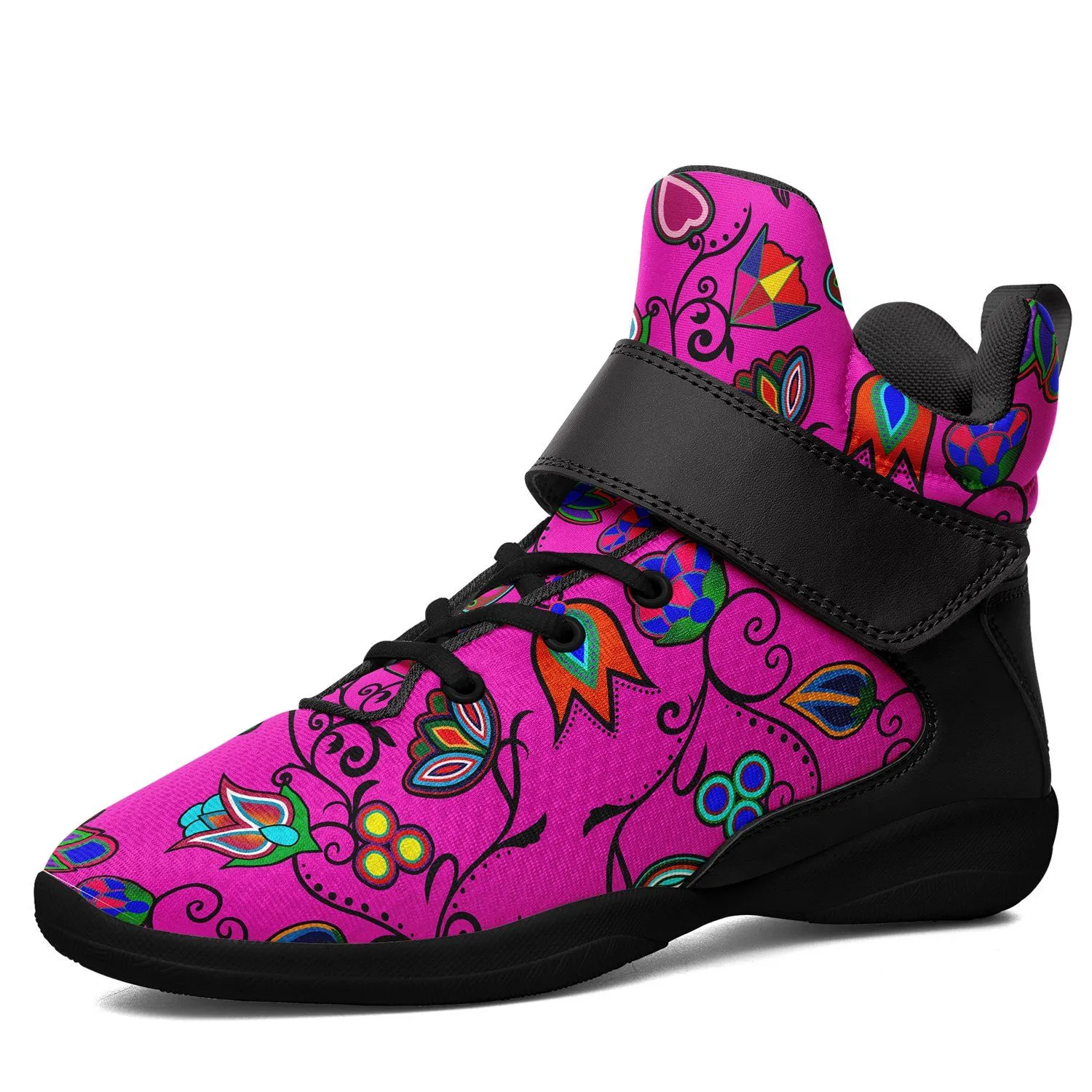 Indigenous Paisley Ipottaa Basketball / Sport High Top Shoes