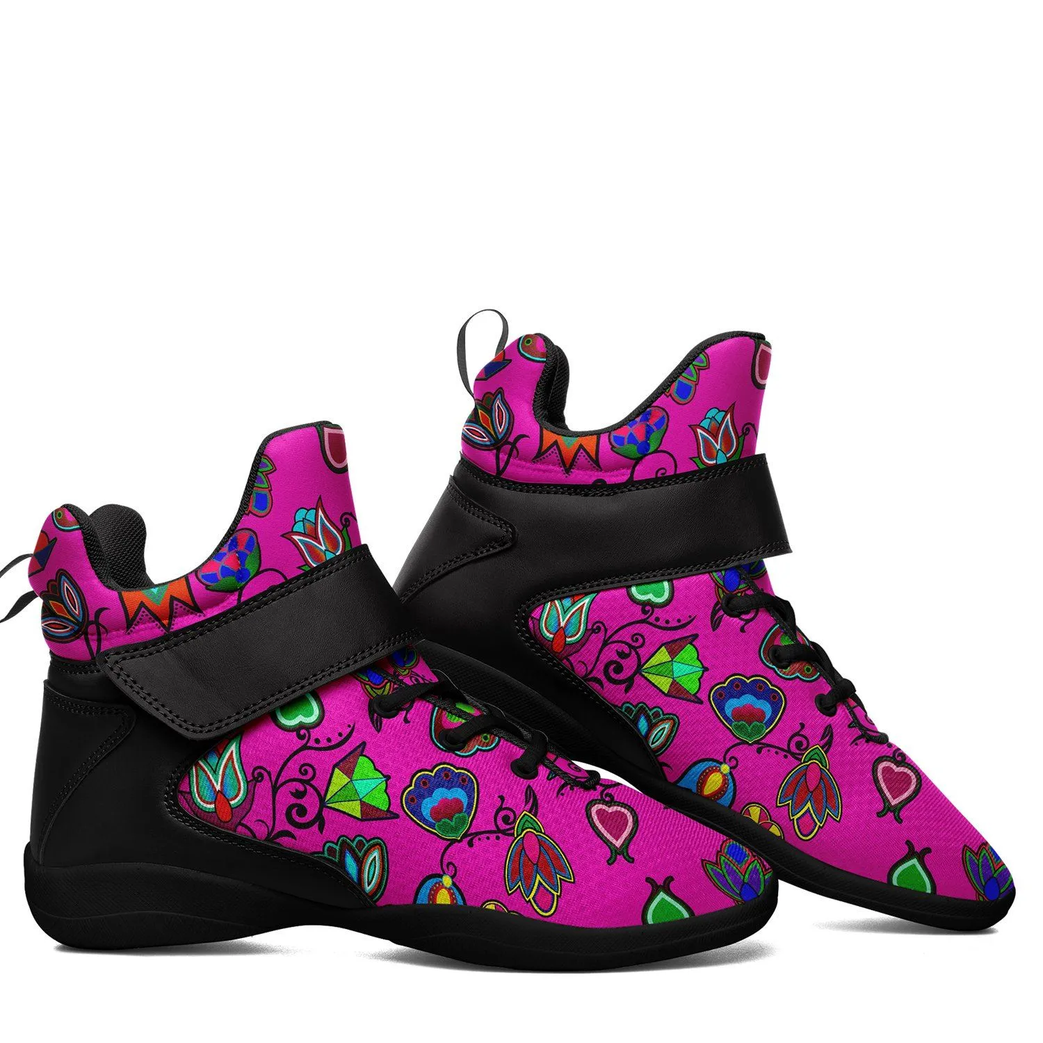 Indigenous Paisley Ipottaa Basketball / Sport High Top Shoes