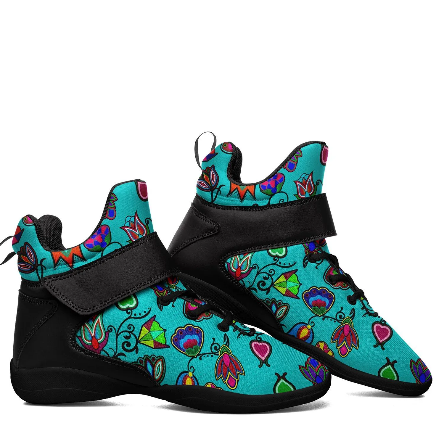 Indigenous Paisley Sky Ipottaa Basketball / Sport High Top Shoes