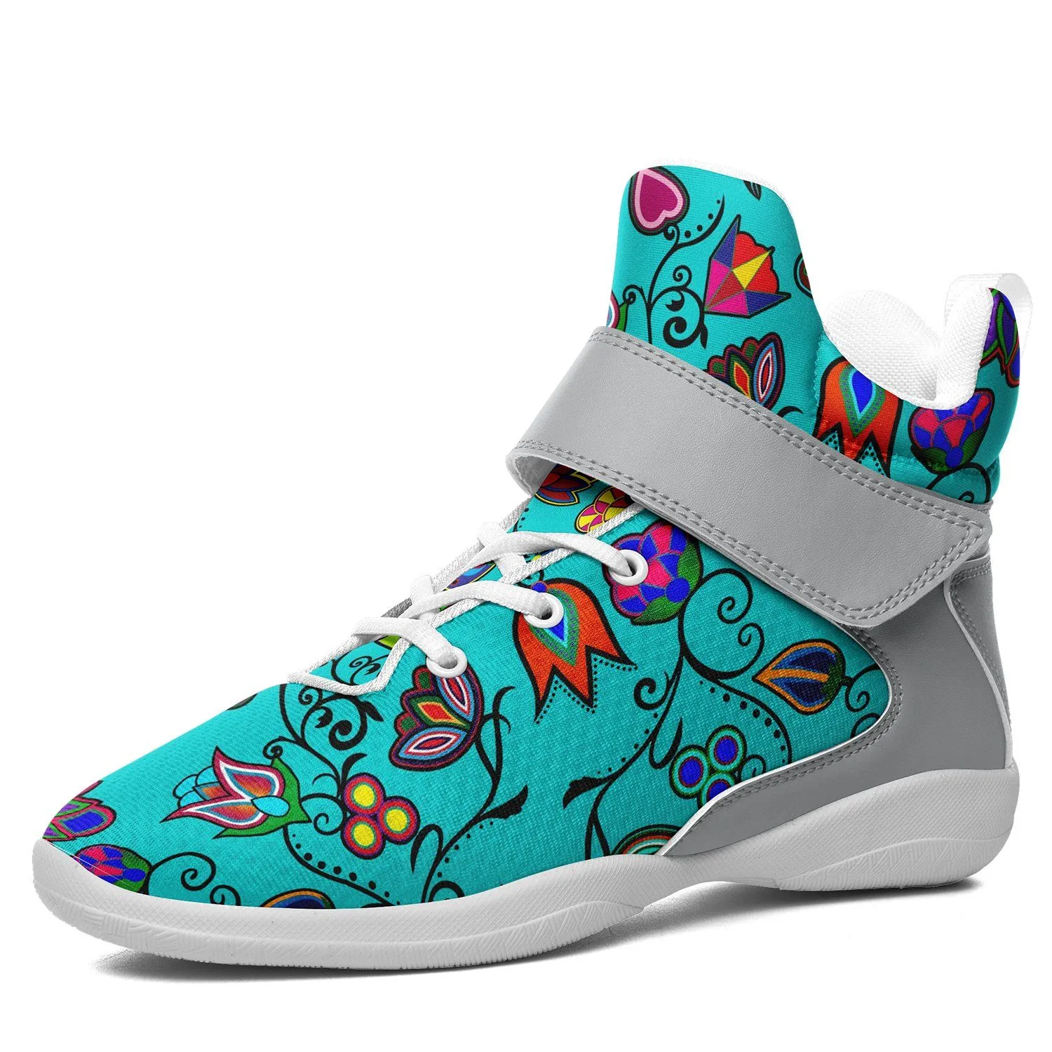 Indigenous Paisley Sky Ipottaa Basketball / Sport High Top Shoes