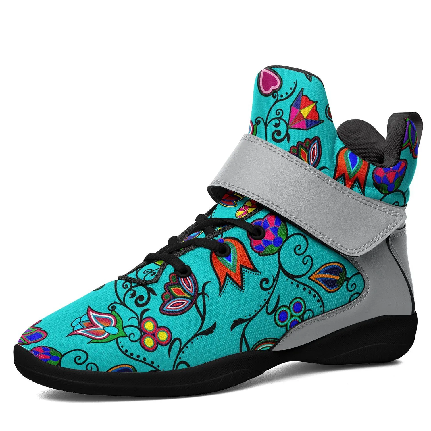 Indigenous Paisley Sky Ipottaa Basketball / Sport High Top Shoes