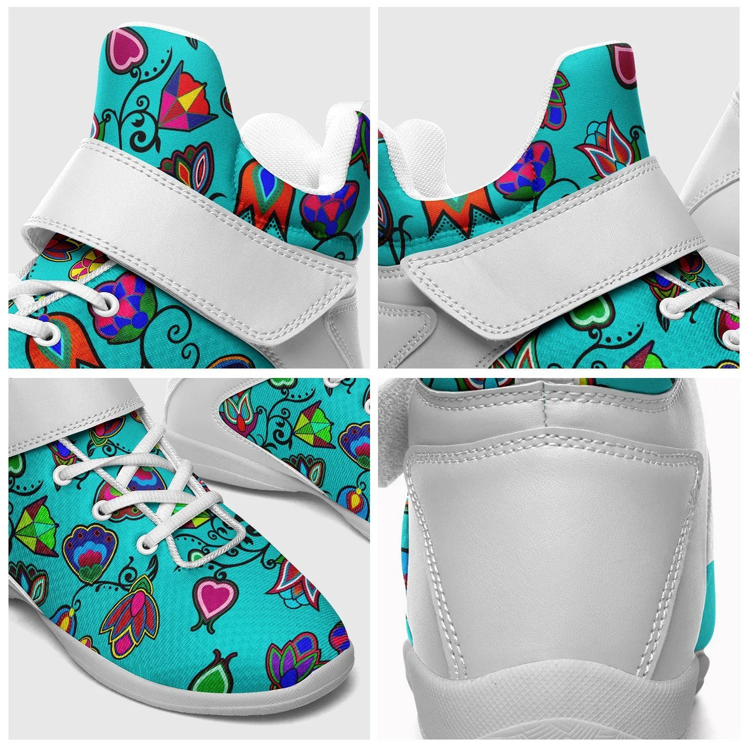 Indigenous Paisley Sky Ipottaa Basketball / Sport High Top Shoes