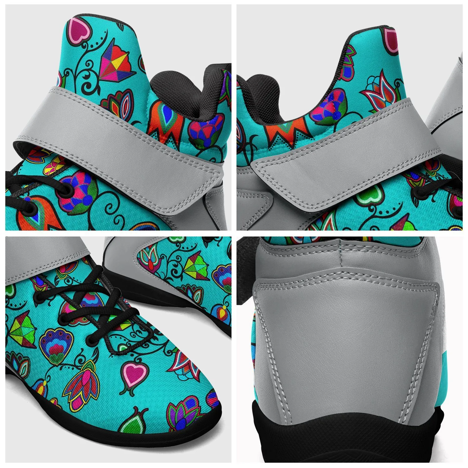 Indigenous Paisley Sky Ipottaa Basketball / Sport High Top Shoes