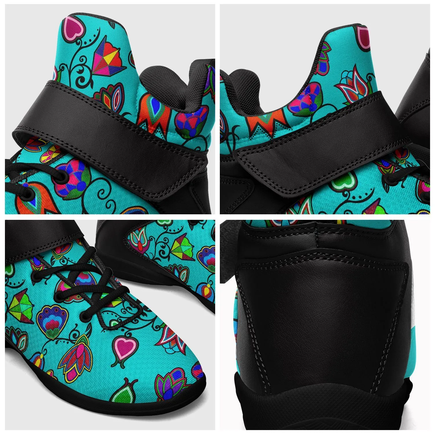 Indigenous Paisley Sky Ipottaa Basketball / Sport High Top Shoes