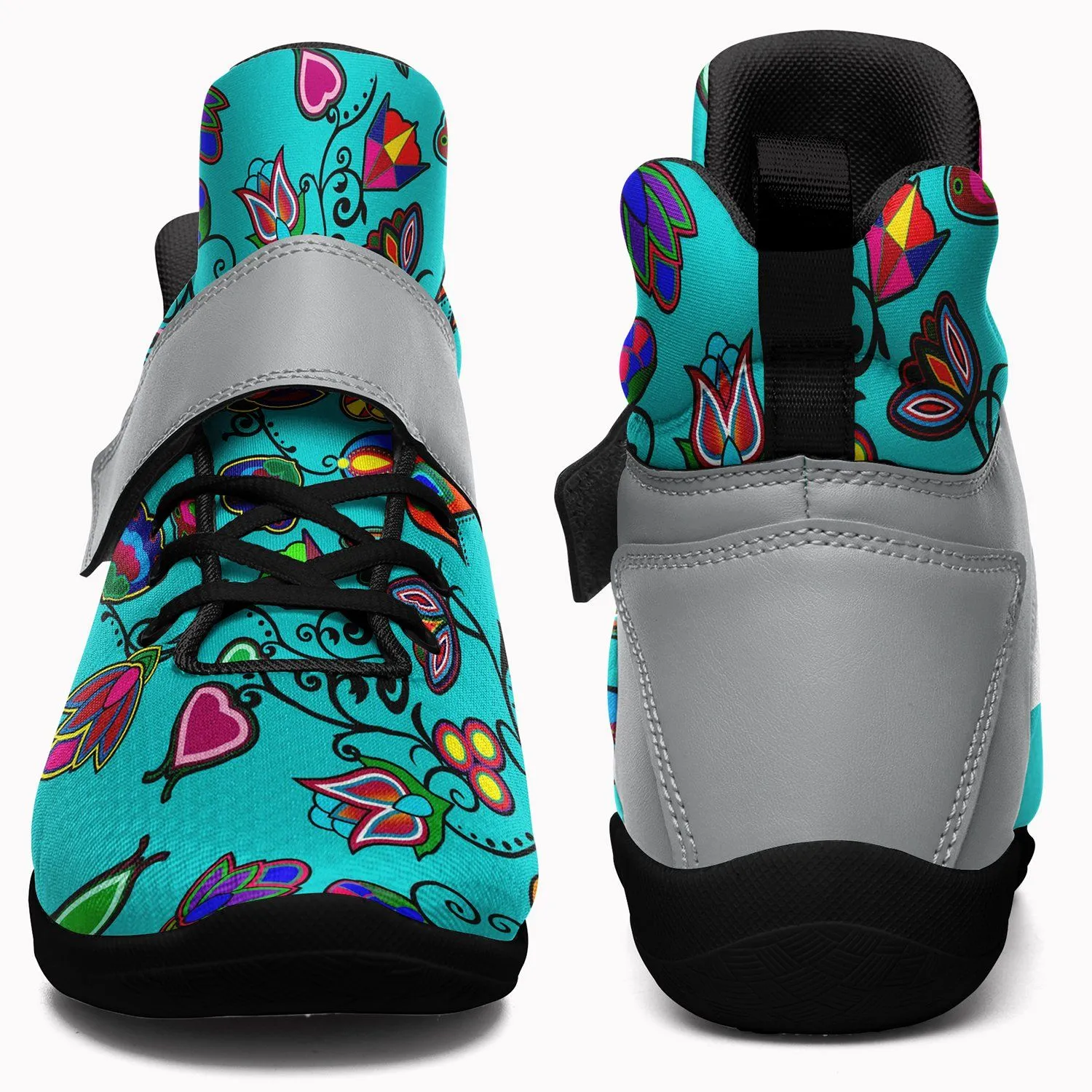 Indigenous Paisley Sky Ipottaa Basketball / Sport High Top Shoes