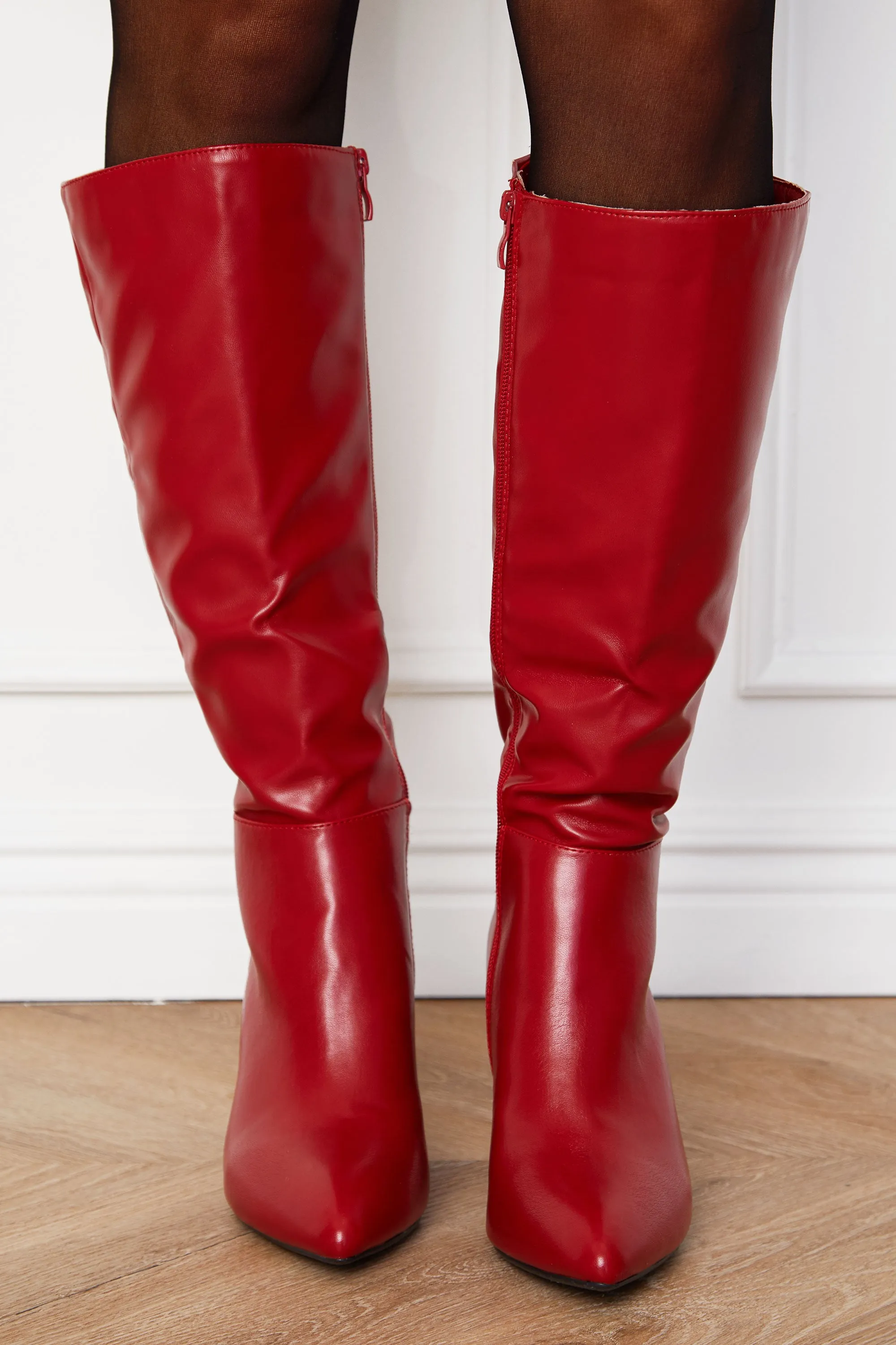 Jessica Red Boots