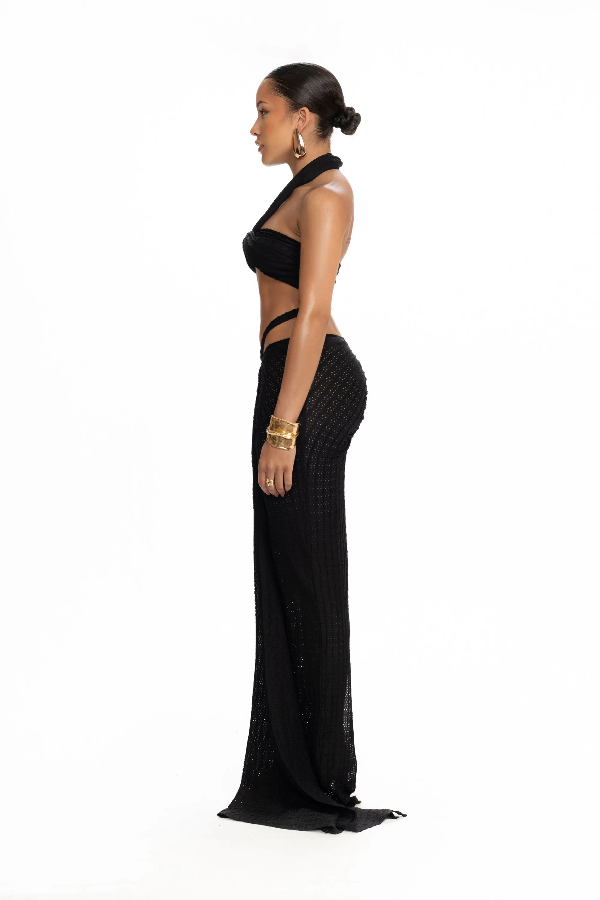 Kesh Knit Crop - Panther
