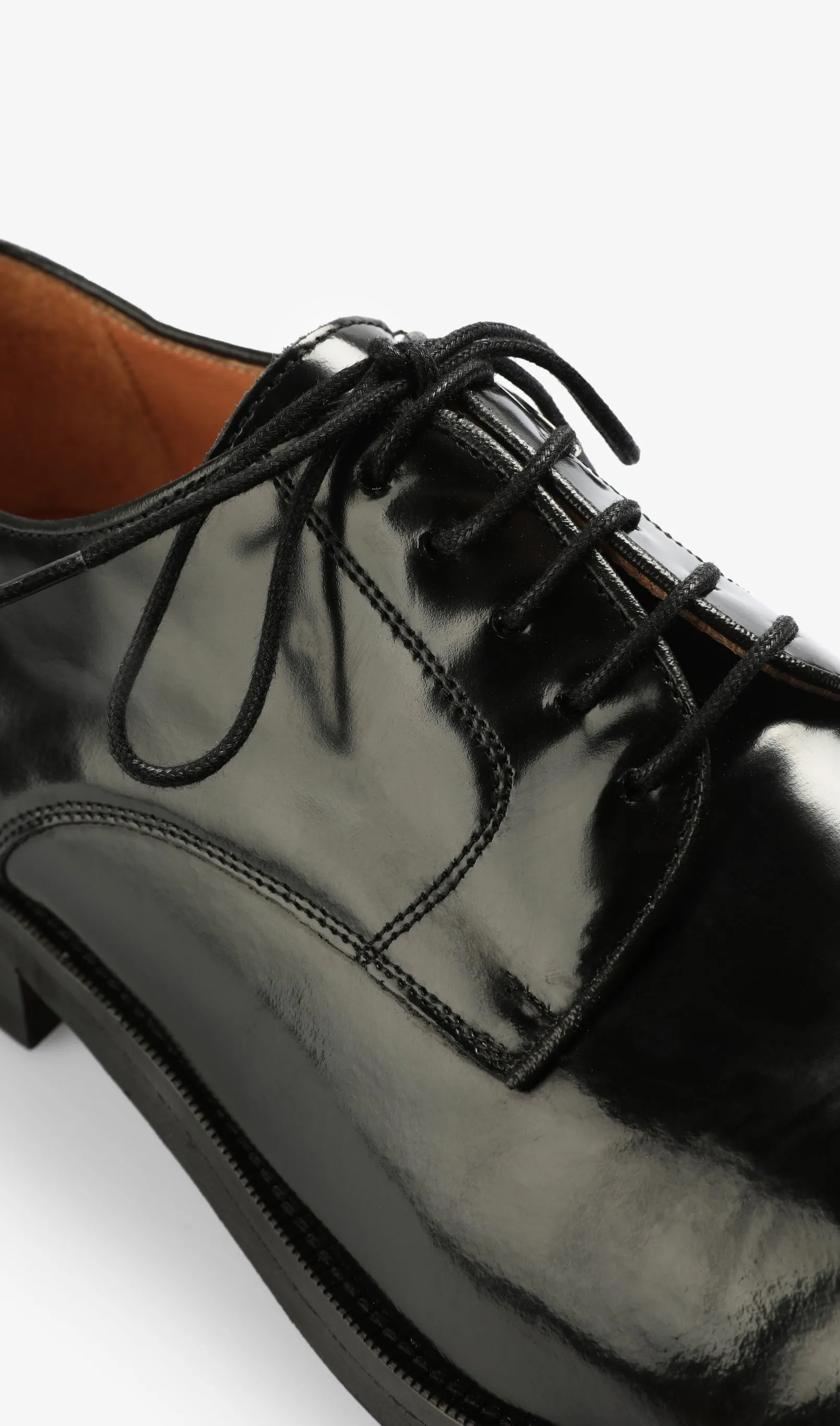 LEATHER DERBY SHOES