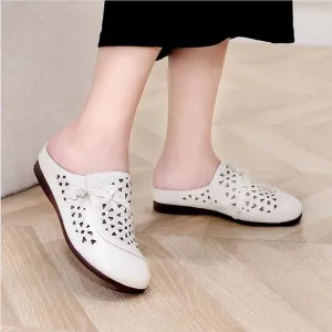 Mother's Day summer new sandals luxury quality soft sole comfortable slippers British style casual fashion outdoor beach shoes