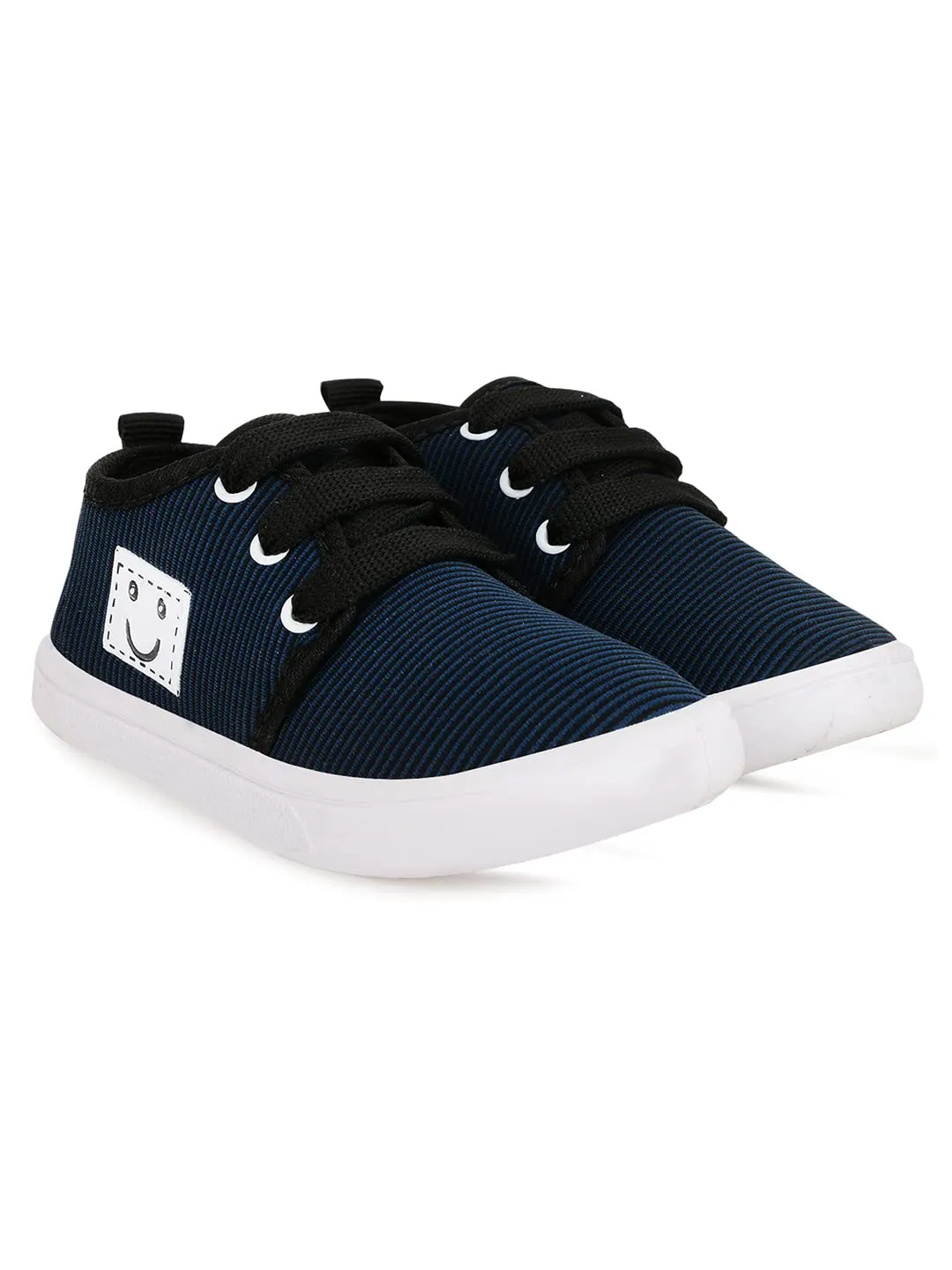 NEOBABY Casual Sneaker Shoes Kids Boys & Girls, Dark Blue - 2-2.5 Years