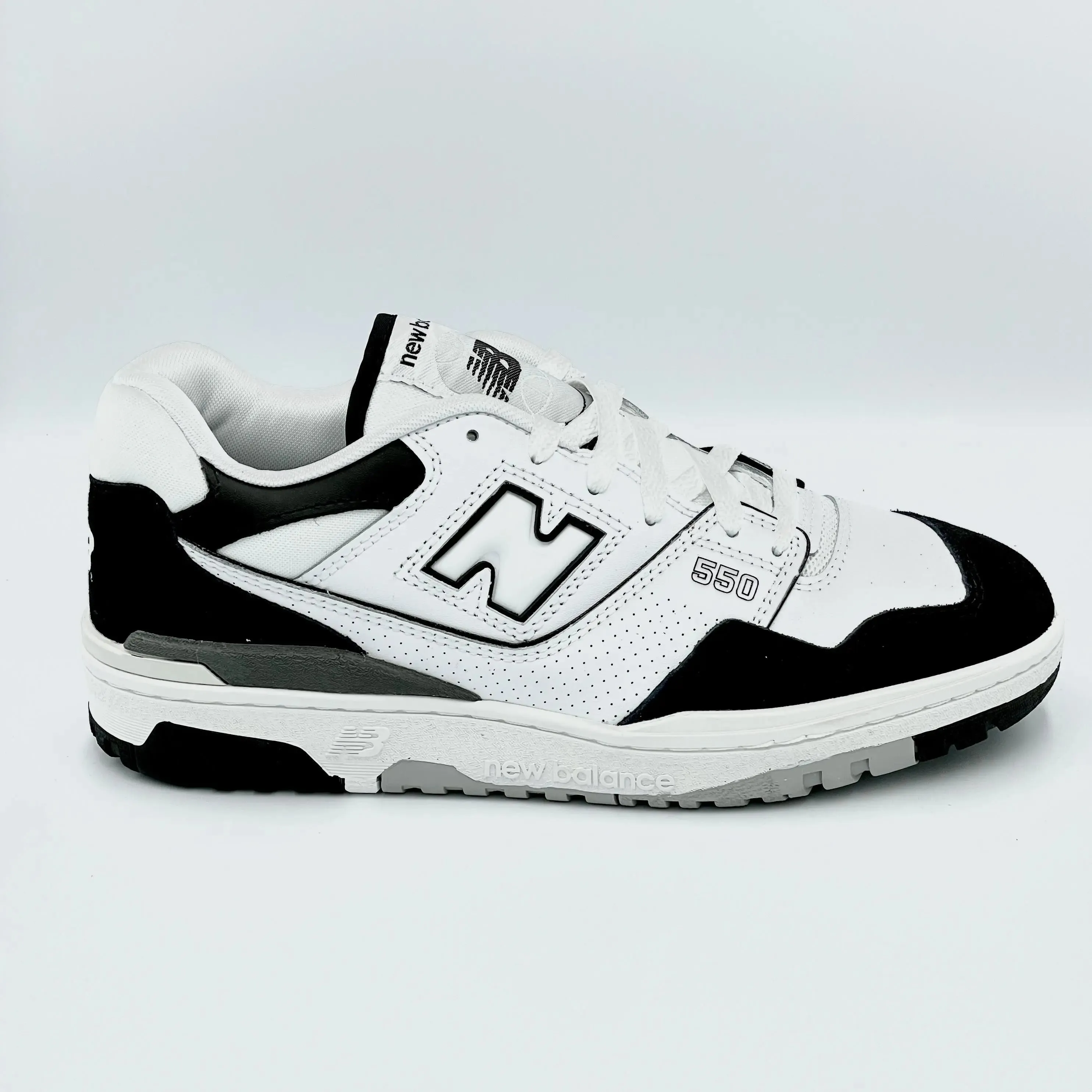 New Balance 550 White Black Rain Cloud