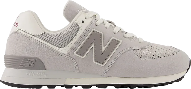 New Balance 574 'Rain Cloud White' sneakers, gray