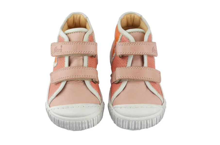 Ocra Girls Orange & Pink Hightop