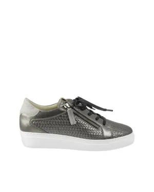 Oksana Woven Embossed Sneakers