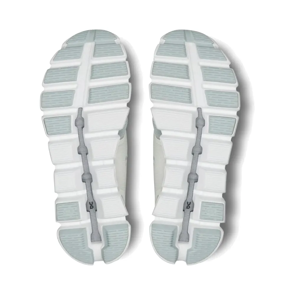 On Women's Cloud 5 Push Sneaker in Glacier/Zest