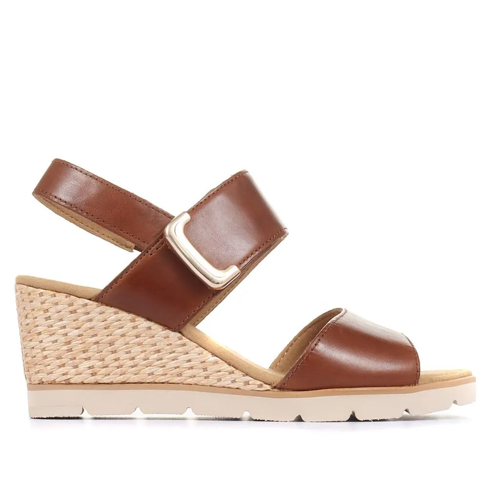 Porter Leather Wedge Sandals - GAB31515 / 317 909