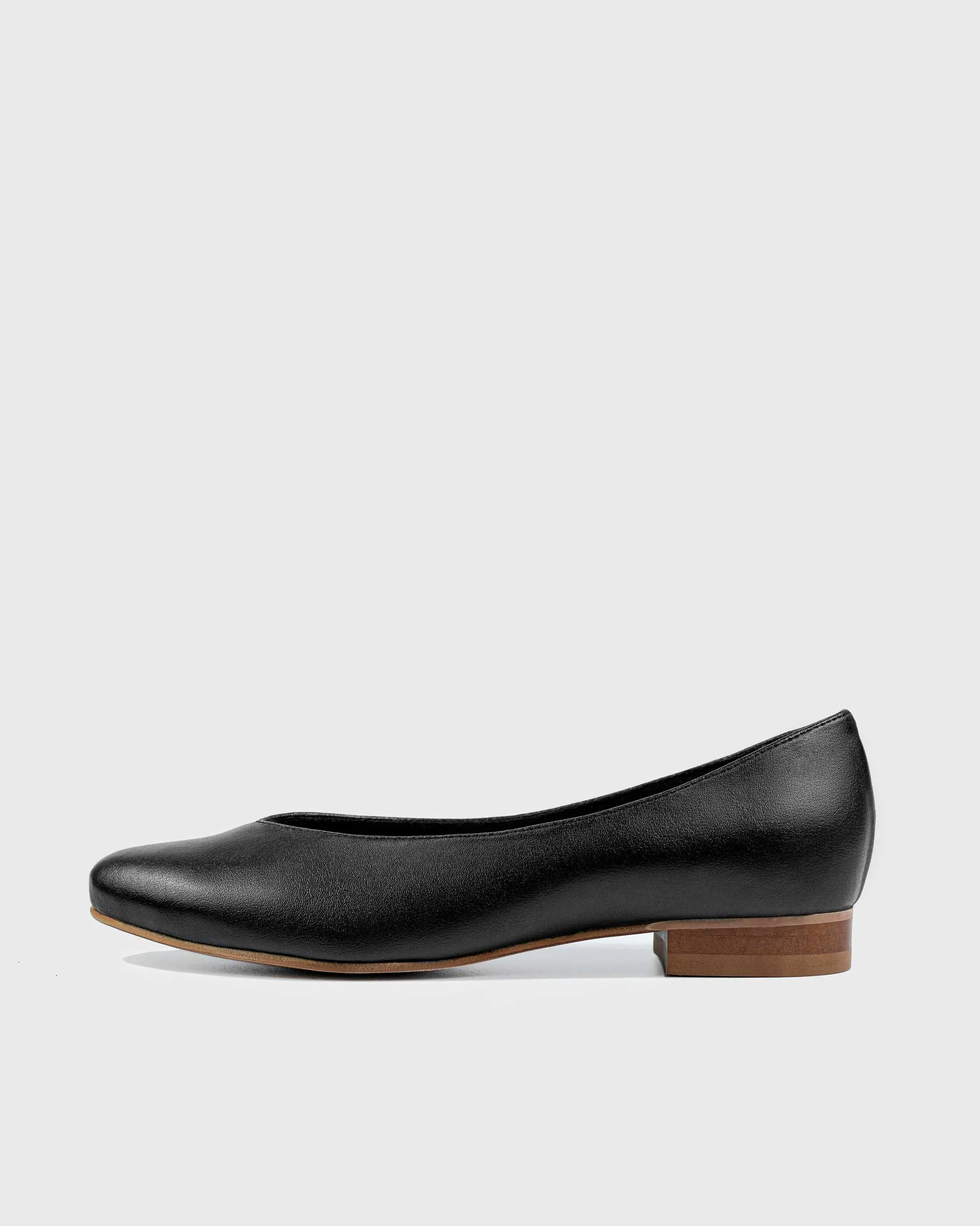 Pumps Nopal Ballerinas Cactus Leather Black