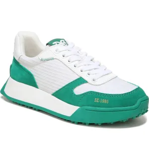 Sam Edelman Layla Sneaker in Green/White