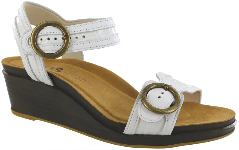 SAS Women's Seight Wedge Sandal OPAL