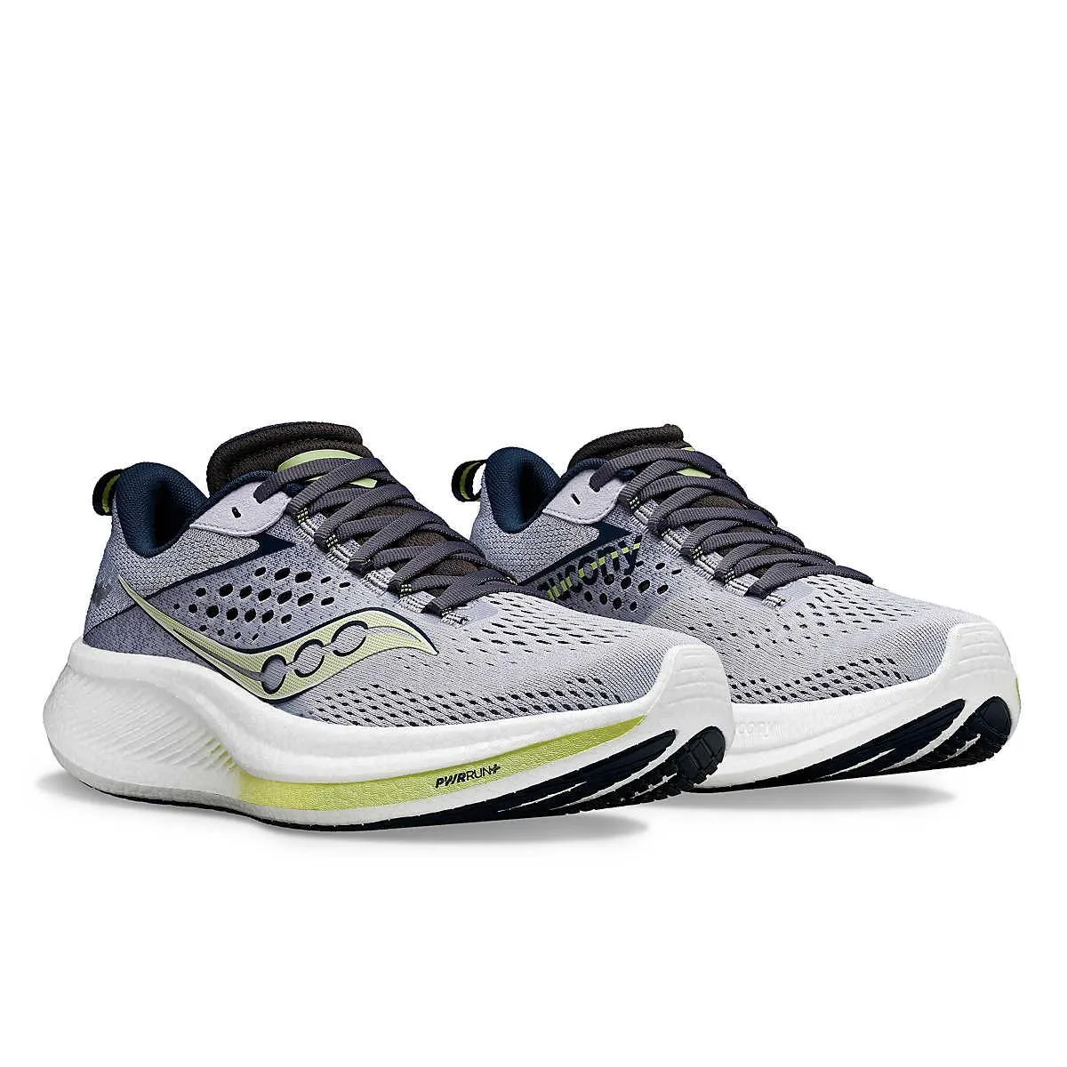 Saucony Women's Ride 17 Running Shoe Iris/Navy