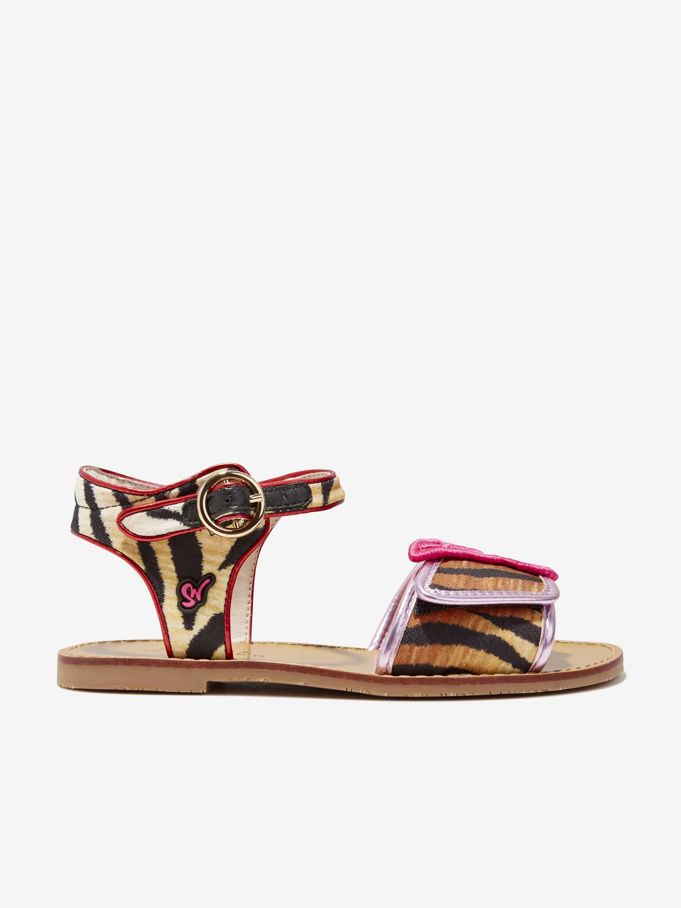 Sophia Webster Girls Tiger Butterfly Sandals